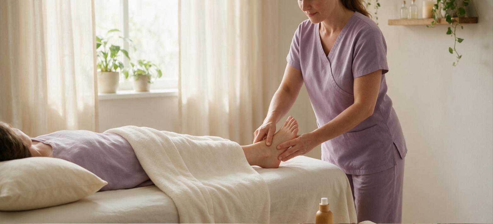 Praktijkruimte voor voetreflexmassage bij Ingkaa Wel-zijn Hilversum